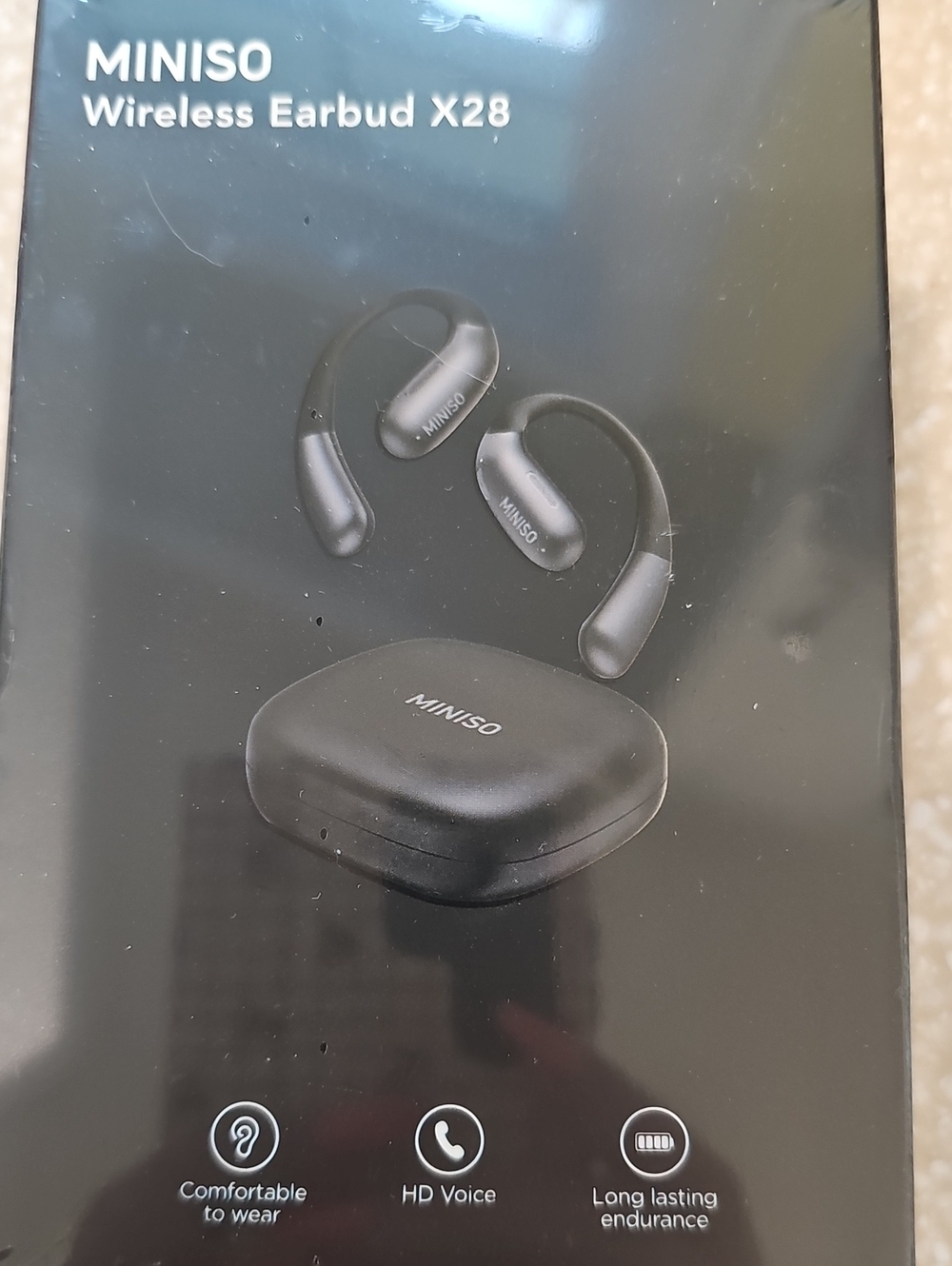 MINISO X28 Wireless Earbuds — Black